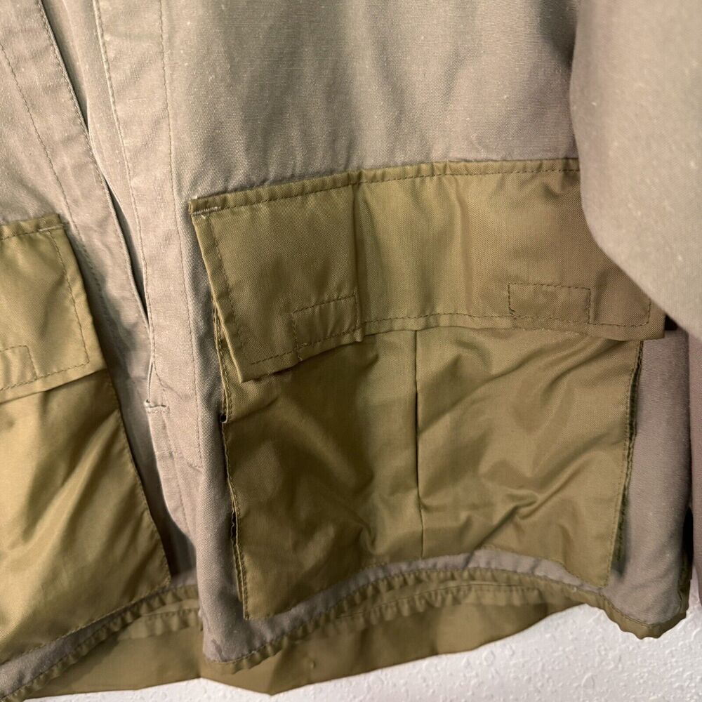Avid Outdoor Vtg Hunting Shooting Duck Jacket Mens Size L (42-44) Back Pocket - Picture 5 of 10
